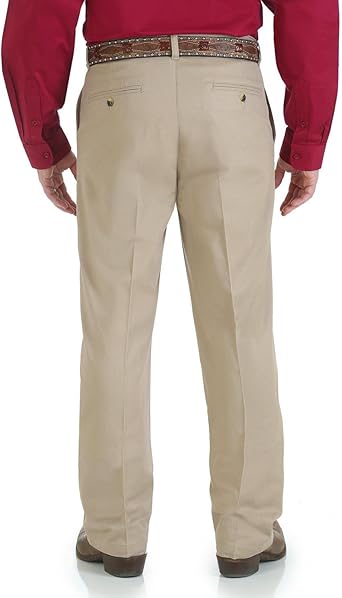 wrangler riata flat front slacks