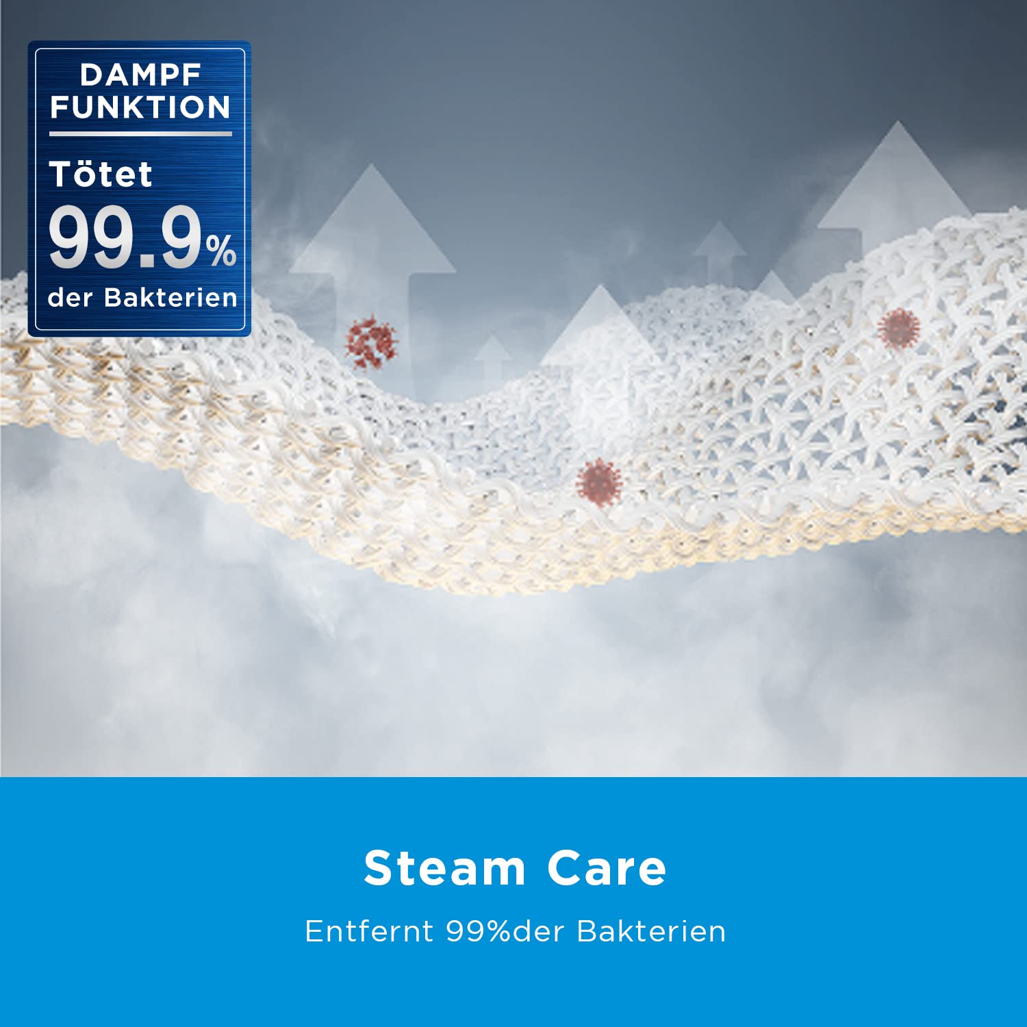 Midea MF200W80WB-14AS Waschmaschine / 8KG / nur 48 cm tief/Energieeffizienzklasse A/Steam Care/Nachlegefunktion / 1400 U/min/Turbo Wash/APP-Steuerung, AquaStop 5