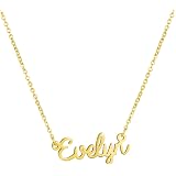 Personalized Necklace Gold Plated 18K 