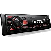 Pioneer MVH-S230BT 1-Din Digital Media Receiver – Bluetooth, USB, 50W x 4 Output, AM/FM Radio, iPhone/Android Compatible, Fro