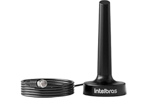 Antena de TV Interna UHF/HDTV AI 2025 Preto Intelbras