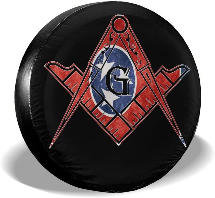 DSJsdfhskdzlp Tennessee Flag Mason Masonic Freemasons Car
