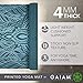 Gaiam Yoga Mat Classic Print Non Slip Exercise & Fitness Mat for All Types of Yoga, Pilates & Floor Workouts, Spring Fern, 4mmthumb 3