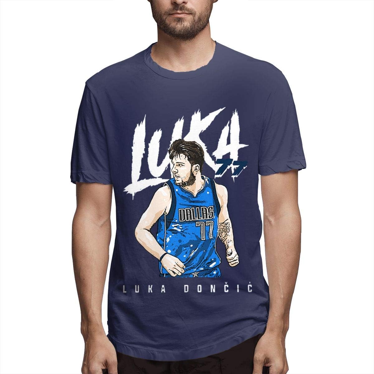 Celinion Luka 77 Doncic Cotton T Shirt for Men