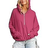 Women Fall Outfits Oversized Hoodies Sweatshirt Casual Long Sleeve Sweatshirt Pullover Zip Up Hoodies