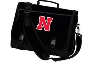 BROAD BAY University of Nebraska Laptop Bag Nebraska Huskers Computer Bag or Messenger Bag Briefcase