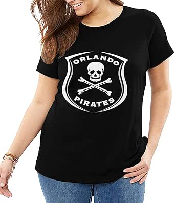 SkyeHancock Orlando Pirates Woman's Big Size Short Sleeve ...