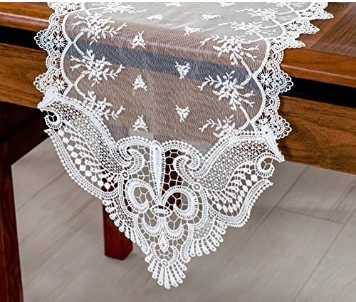 European-style lace table runner/ flag/ flag/ Gabe/ decorative/ table/ table-A 30x280cm(12x110inch)