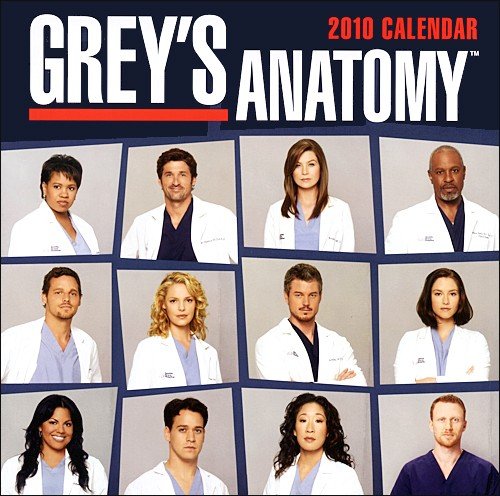 Greys Anatomy 2022 Calendar Grey's Anatomy 2010 Wall Calendar Size 12" X 12"- Buy Online In Brunei At  Desertcart - 29170896.
