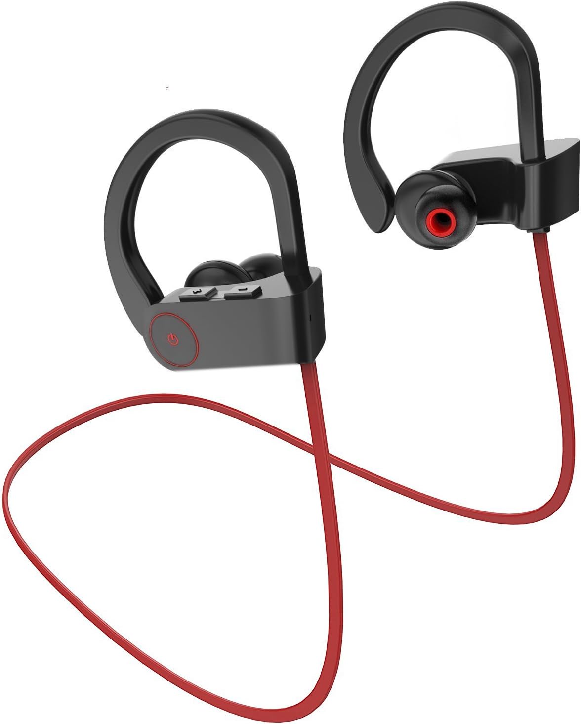 Merdumia Wireless Bluetooth Headphones, Noise Cancelling Sport Headset with Mic and Secure Ear hooks