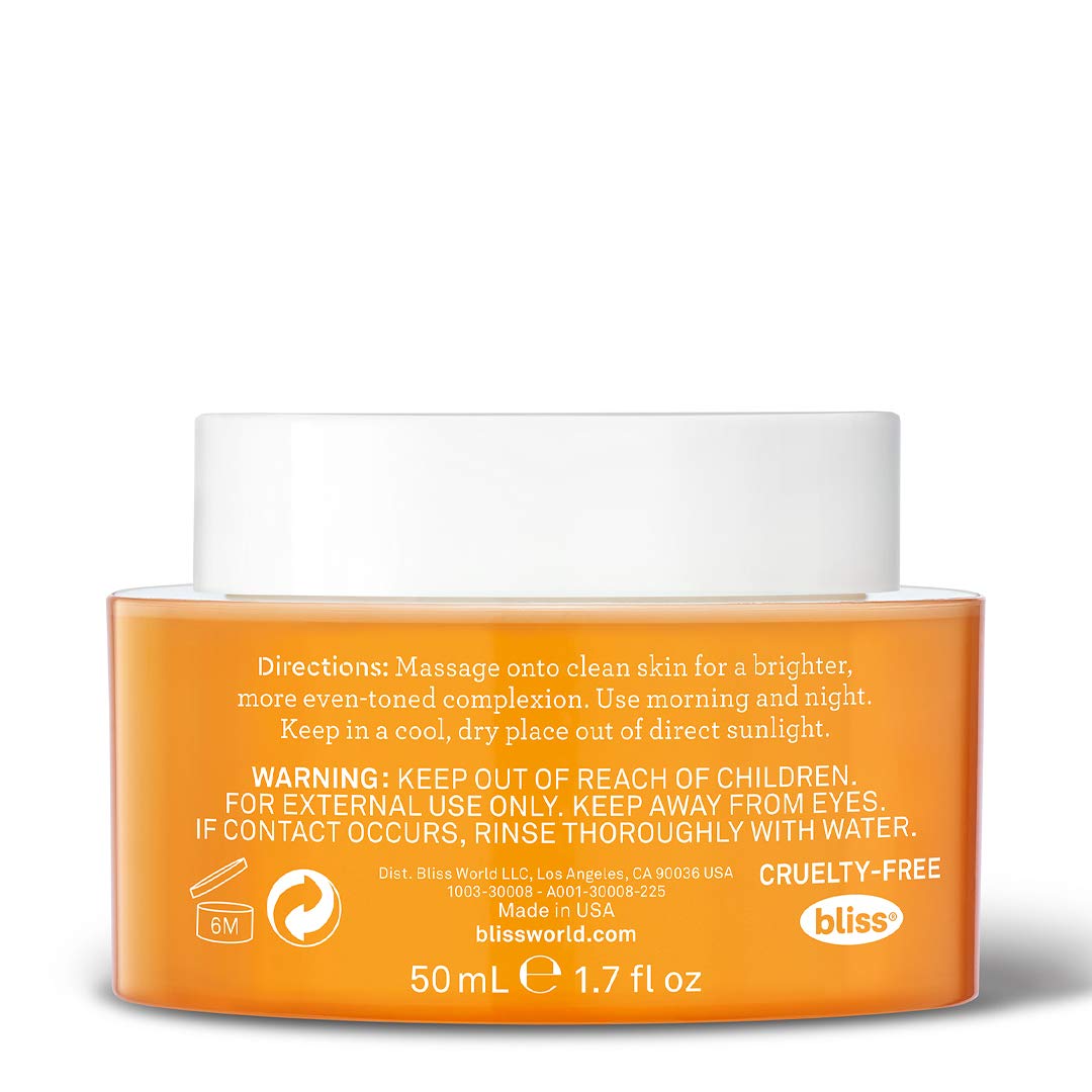 bliss brightening moisturizer
