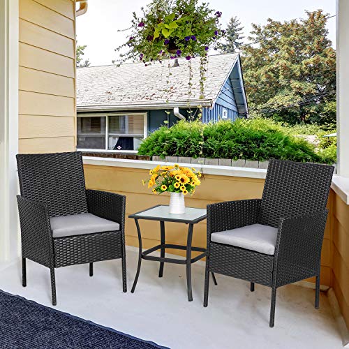 Vongrasig 3 Piece Porch Furniture Set Tiendamia Com