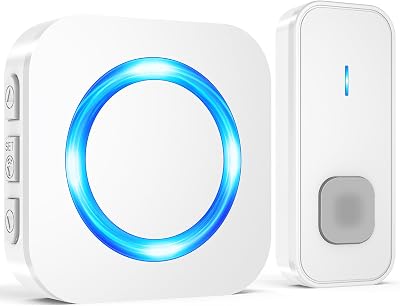 SURFOU Wireless Doorbell Waterproof 1300ft Long Range 55 Melodies 5 Volume