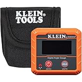 Klein Tools 935DGGP Angle Finder, Digital Gauge with Strong Magnetic Base, Converts Between Degrees, Percent Grade, in/Ft, mm