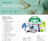 Lewis-Plast Small Premium BS8599-1 First Aid Kit (Low/High Risk) UK compliant view 3