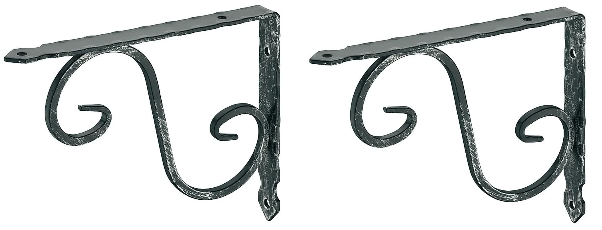 cyclingcolors 3666690031853 Black 2 x Rigid Forged Steel Console Brackets