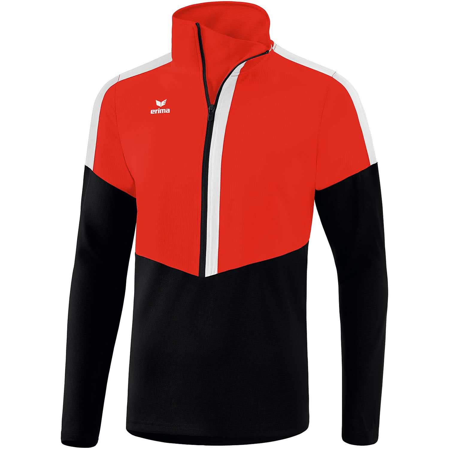 Erima Squad Sports Trainings Top - Red/Black/White, M