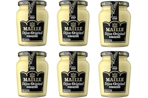 Maille Mustard, Dijon Originale No Added Sulfites, 7.5 oz, 6 Count (Packaging may vary)