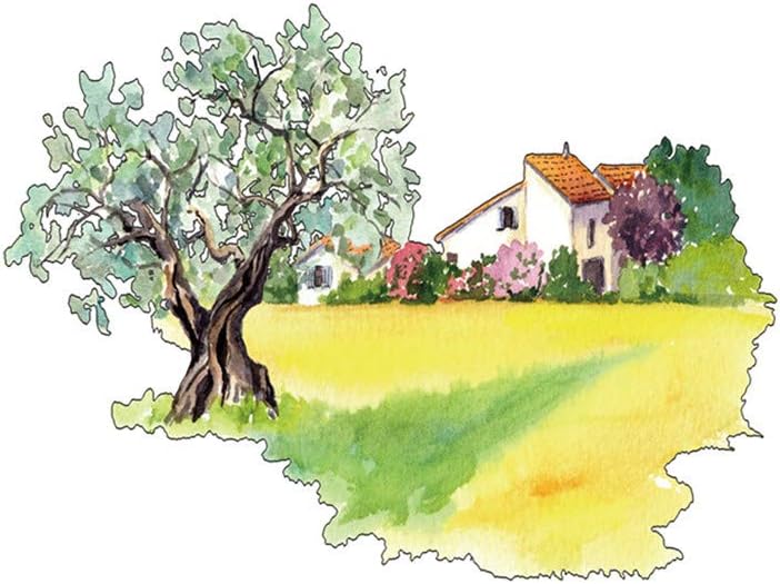 Amazon Com Jaromepower Nature Field Tree House Cartoon Hand