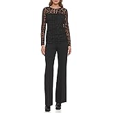 DKNY Womens Everyday Essential Mesh Top