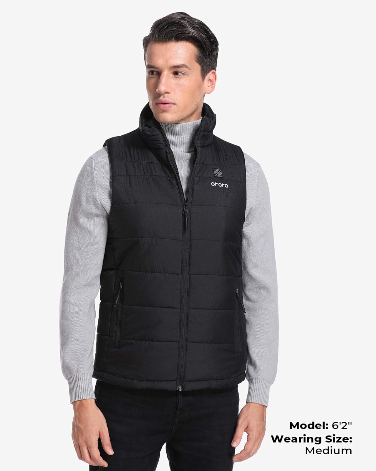 ORORO Men's Lightweight Heated Vest with Battery Pack at  Men’s Clothing store