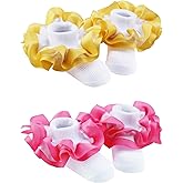 PrinceSasa Little Baby Girl Princess Lace Ruffles Socks Set