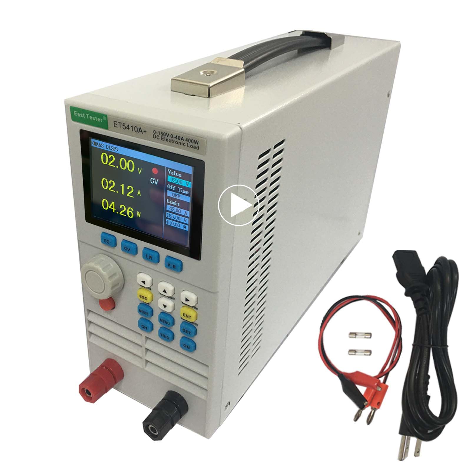 Photo 1 of ET5410A+ Programmable 400W DC Electronic Load Tester 0-150V 0-40A Battery Capacity Tester with USB Constant Current/Voltage Tester