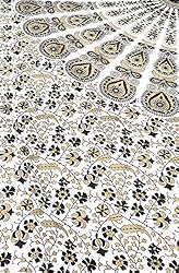 GLOBUS CHOICE INC. Gold and Black Tapestry Wall