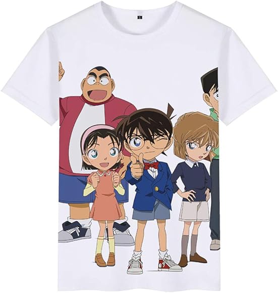 Amazon Co Jp 名探偵コナン 江戸川コナン Tシャツ コナンtシャツ 学生の白いtシャツ 漫画アニメtシャツ 様々なスタイル 服 ファッション小物