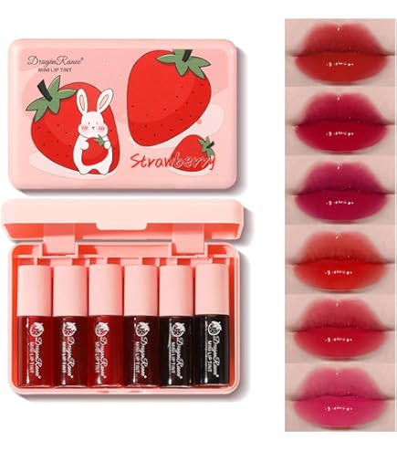 Amazon.com : 10 Colors Lip Tint Stain Set, Korean Moisturizing Lip