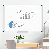 VIZ-PRO Whiteboard 110 x 75 cm 2 Pack with Frame and Pentray view 6