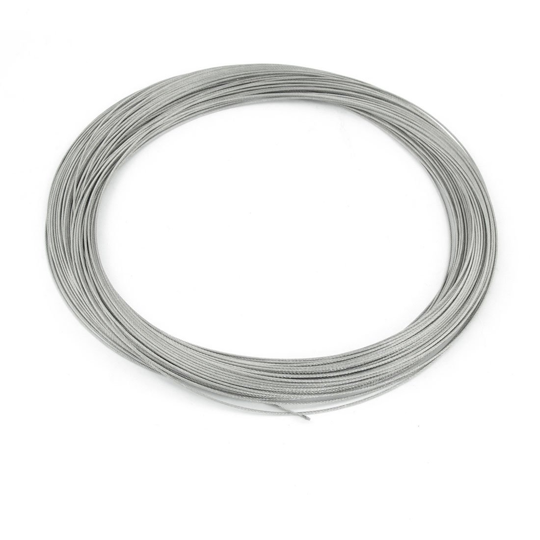 uxcell Hoisting Lifting 7x7 1mm Dia Stainless Steel Flexible Wire Rope