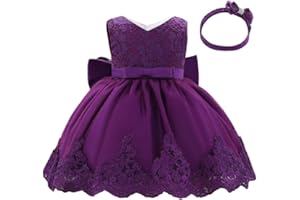 Dressy Daisy Baby Girls Dresses Embroidered Pageant Wedding Flower Girl Birthday Tulle Dresss
