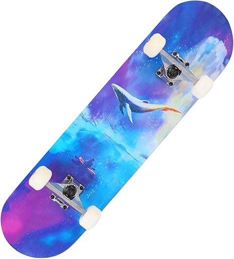 Amazon Co Jp スケートボード コンプリート 4 輪 79cm こども 初心者 キッズ 練習 バランス育成 最大耐荷重150kg 入門モデル 子供用 大人 ブレイブボード 誕生日 ギフト ホーム キッチン