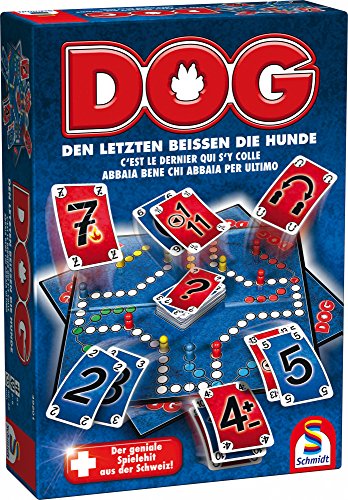 Schmidt Spiele 49201 Dog, Den letzten beissen die Hunde, Familienspiel