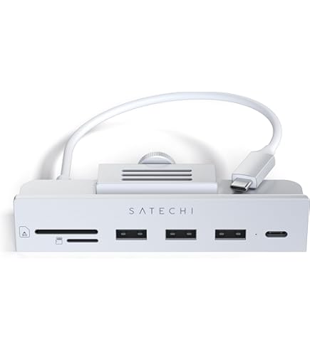 Amazon.com: Satechi Clamp Hub USB-C – USB-C Data Port, USB-A 3.0