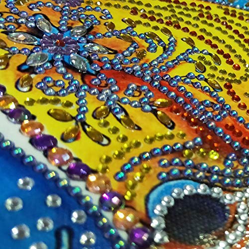 Koolee 5D Diamond Painting - Elephant Crystal Rhinestone Diamond Embroidery for Painting, Drawing, Sketching, Animation, Calligraphy (Multicolor) - Thumbnail 6