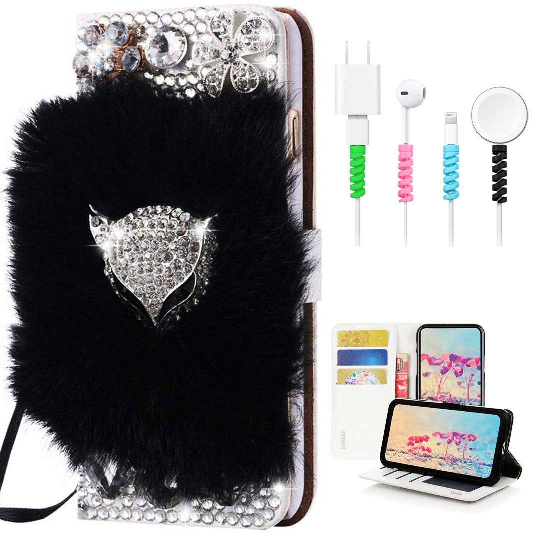 Best Lg K20 Plus Wallet Case With Bling
