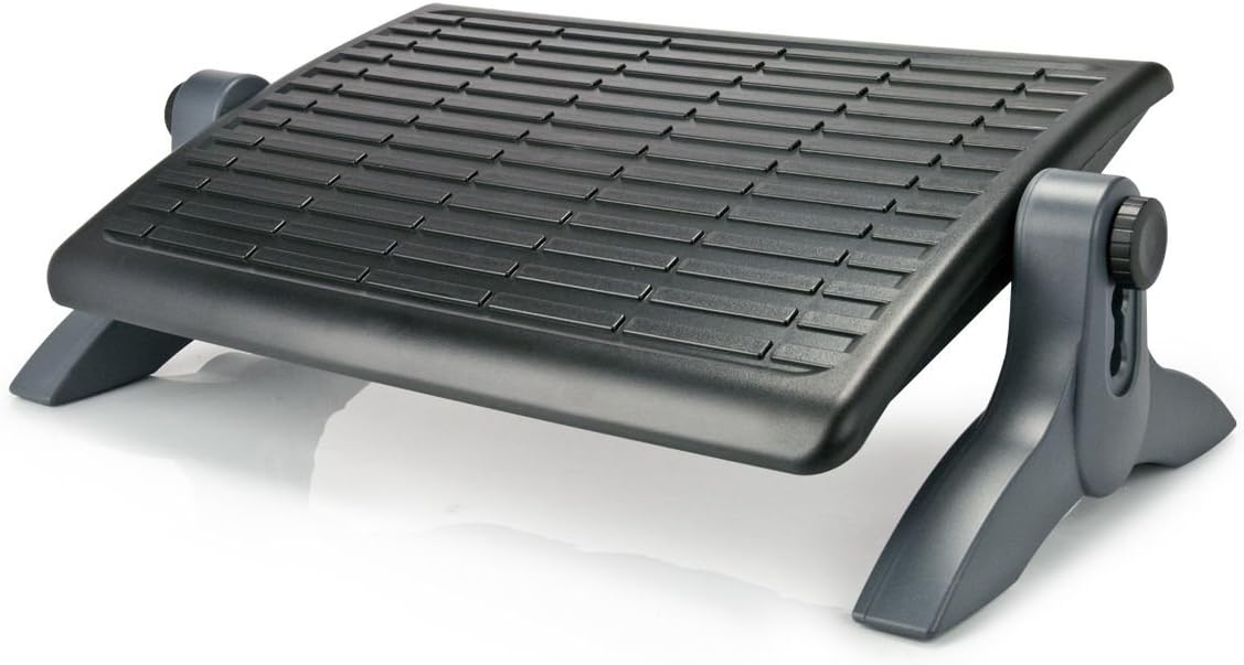 Angled Height Adjustable Ergonomic Footrest Amazon.co.uk Office Products