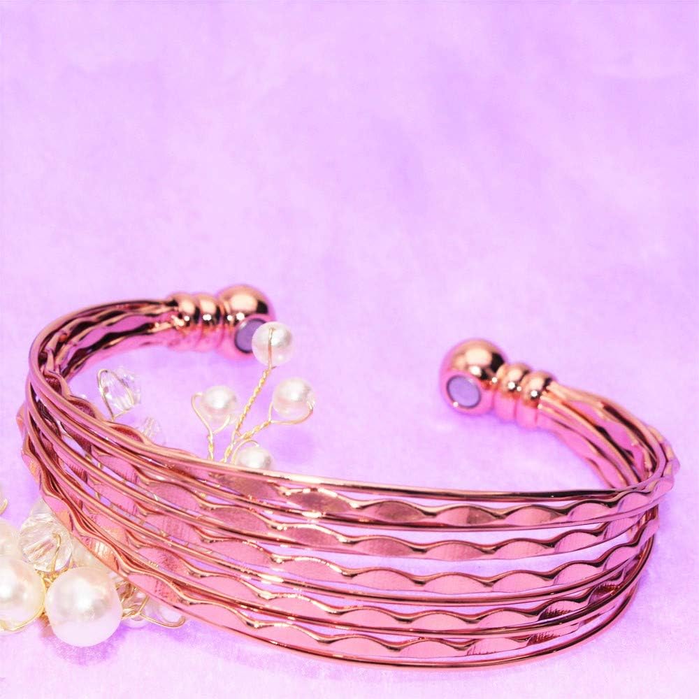 Pure Copper Magnetic Therapy Bracelet for Arthritis, Rheumatoid Arthritis, RSI, Migraines and Fatigue: Health & Personal Care
