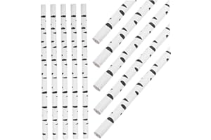 WOONEKY 10pcs Wooden Zebra Pattern Pencils for Rewards Round Animal Design Writing Supplies for Boys and