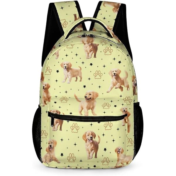 Amazon.com | Personalized Golden Retriever Backpack with