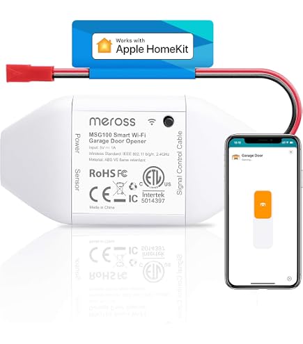 Zooz ZSE43 700 Series Z-Wave Plus Tilt & Acceleration XS Sensor – Garage Door & Gate Monitor, Works With SmartThings, Hubitat, Home Assistant (Hub Required)