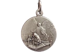 I G J The Saint Guardian Angel Medal - The Patron Saints Medals