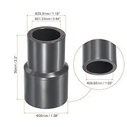 PATIKIL UPVC Reducer Pipe Fitting 3/4" x