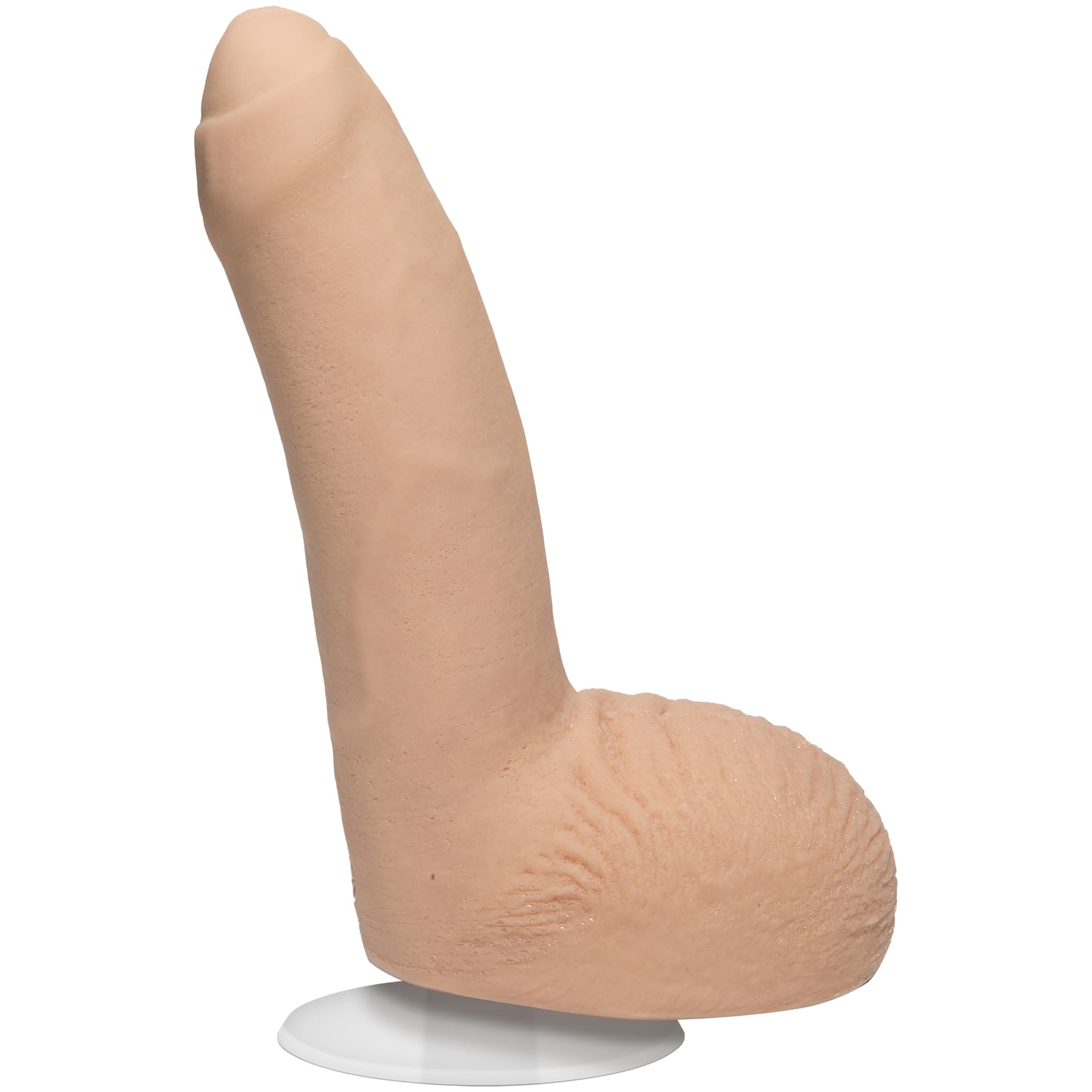 Signature Series - William Seed ULTRASKYN 8 Inch Realistic Dildo - Uncut Design with Dual Density, Removable Vac-U-Lock Suction Cup, Harness Compatible, Phthalate-Free - Vanilla - for Adults Only