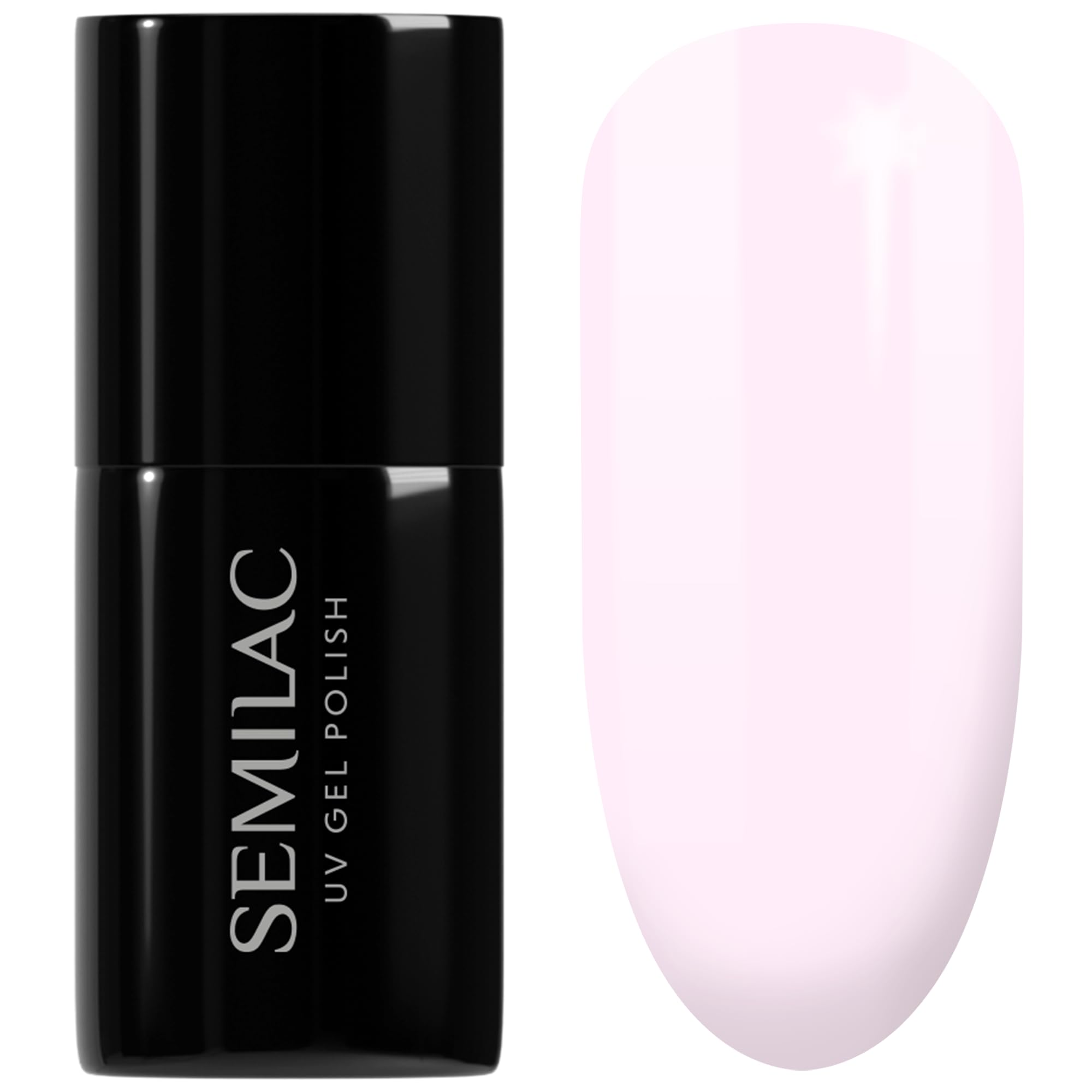 SEMILAC Gel Nail Polish 051 French Beige Milk - Full Coverage Gel Polish - Soak Off Easy To Use LED/UV Nail Lamp - Long Lasting Manicure and Pedicure up to 3 weeks