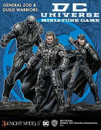 Knight Models DC Univers Miniature Game General Zod & Guild Warriors