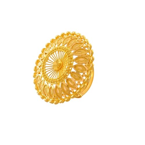 22k (916) Yellow Gold Ring for Women