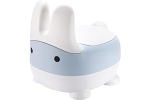 Childlike Behavior Potty Training Toilet Seat - Portable Travel Chair for Toddlers, Infants, and Small Boys & Girls - Step Set for Summer Kids - Mini Lid Ring and Comfortable Seats for Babies - Blue